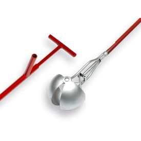 Putschep rond model diam. 13 cm, steel 150 cm