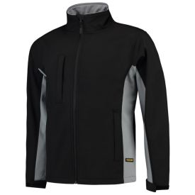Tricorp Softshell Bicolor maat 5XL Zwart/Grijs
