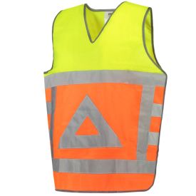 Tricorp Tabard Verkeersregelaar Klasse 1 maat 5XL Fluor Oranje/Fluor Geel