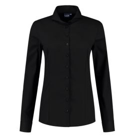 LCF damesblouse Roos lange mouwen maat 52 Zwart