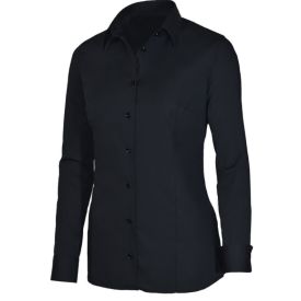 Damesblouse Duurzaam lange mouwen maat 50 Zwart