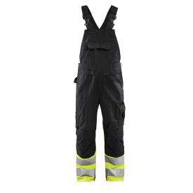Blaklader Tuinbroek 2662 Klasse 1 maat 62 Zwart/Fluor Geel