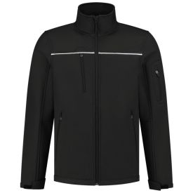 Tricorp Sofshell Luxe Rewear maat 5XL Zwart