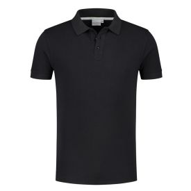 Santino Poloshirt Max modern fit maat 5XL Zwart