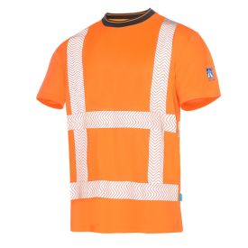 Sioen  T-shirt Matane RWS Klasse 2 maat 3XL Fluor Oranje