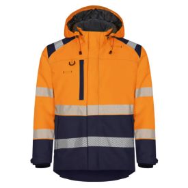 Tranemo Winterjack 4301 Klasse 3 maat XXS Fluor Oranje/Navyblauw