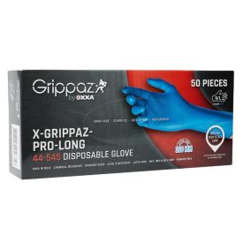Oxxa handschoen X-Grippaz-Pro-Long 44-545 dispenser 50 stuks maat 07 Blauw
