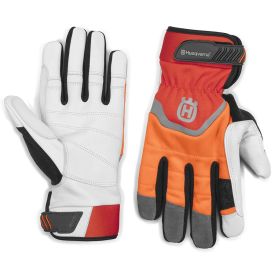 Husqvarna zaaghandschoen 16 m/s maat 08 Oranje/Zwart